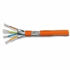 Cat7 Kablo 4x2x23AWG 1000MHz PiMF,FRNC-B, Oranges